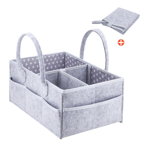 The WOW Network Other - Baby Diaper Caddy-Nursery Diaper Tote Bag